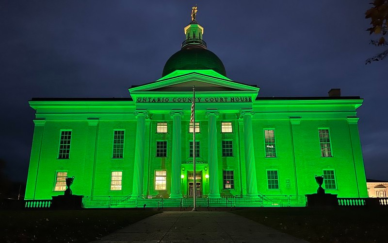 County Buildings to Glow Green This Veterans Day in Honor of Those Who Served