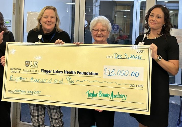 $18,000 Gift Supports Courtyard Renovation at Huntington Living Center