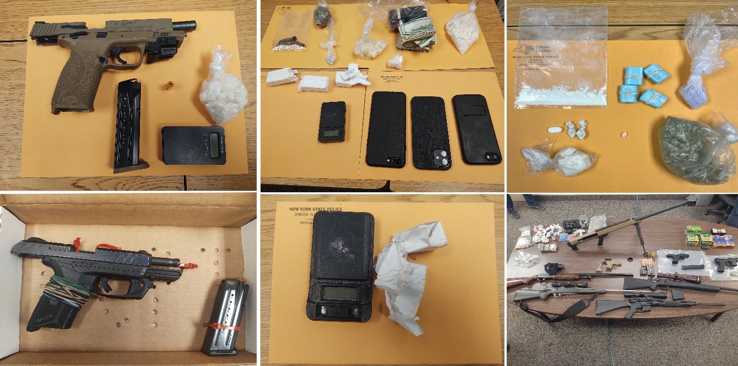 Guns, Drugs, and Money Seized in Onondaga County State Police Operation