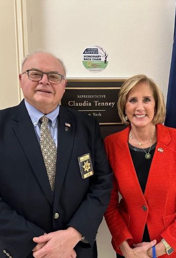 Yates County Sheriff Attends State of the Union With Rep. Tenney
