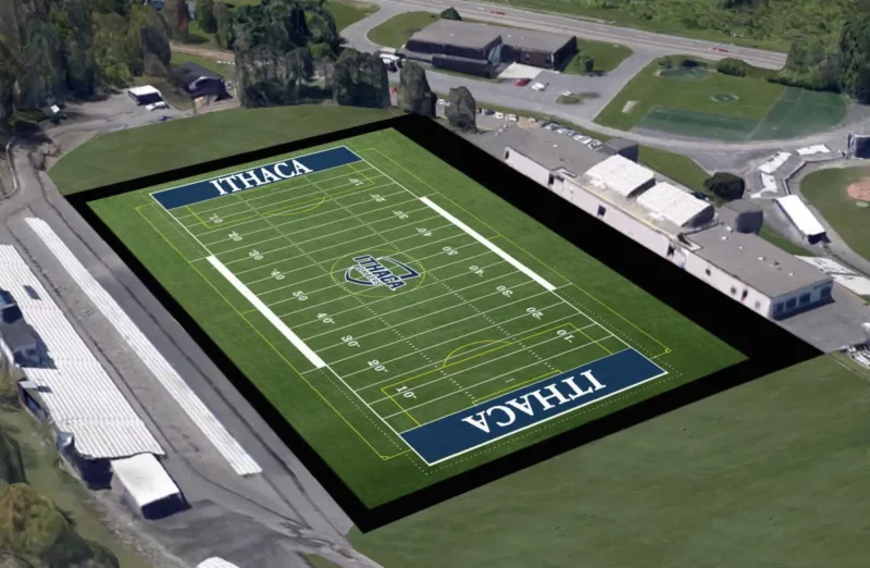 Ithaca College’s Football Field Renovations Begin