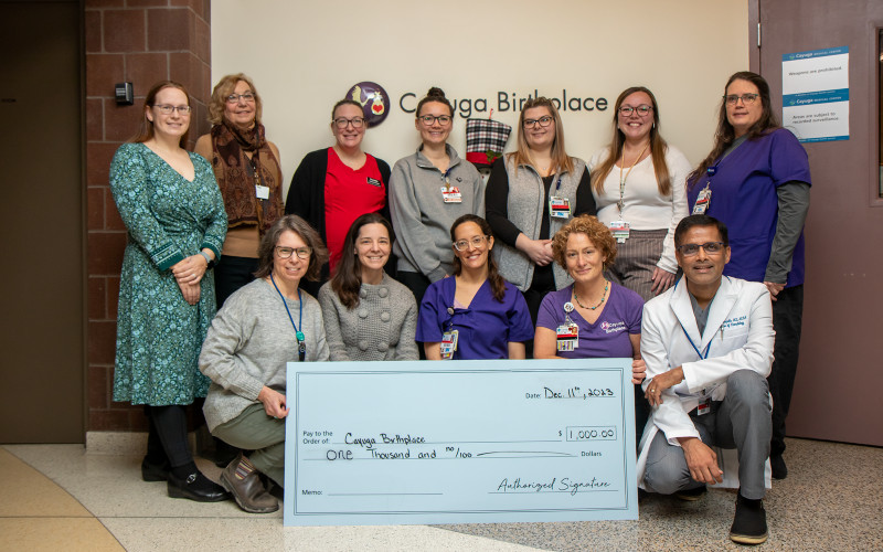 Cayuga Birthplace Receives Multiple Donations