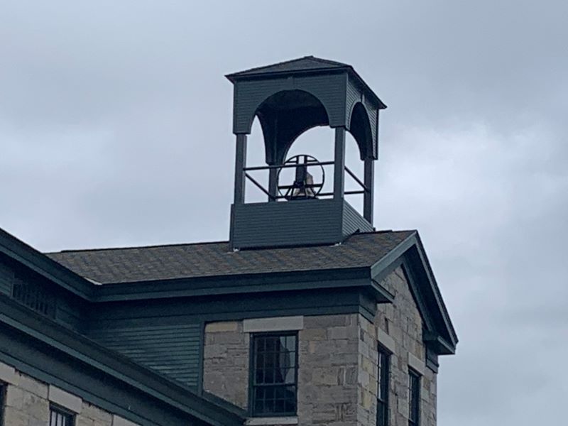 A Bell Is Back On The Old Seneca Knitting Mill