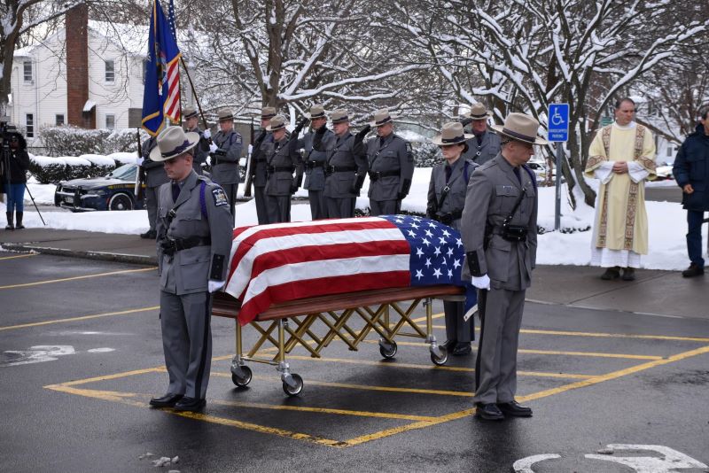 Family, Friends Say Goodbyes to Fallen Rochester Trooper Finger Lakes