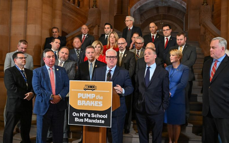 GOP Lawmakers: “Pump the Brakes” On NY Electric School Bus Mandate