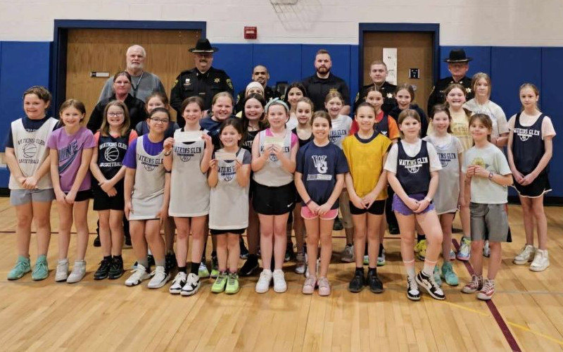 Police Donate Money to Watkins Glen Youth Basketball Program