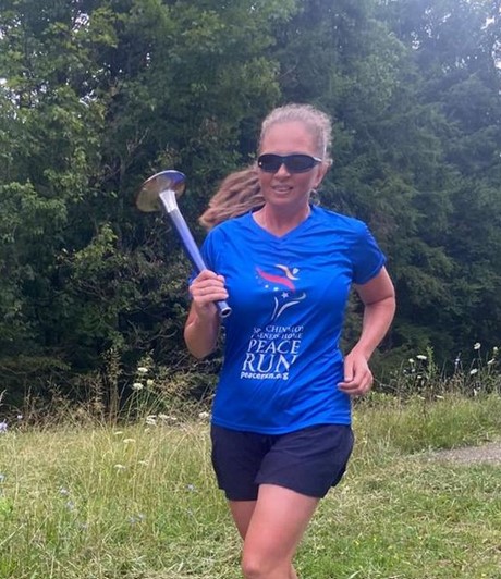 Peace Run In Wayne County Today