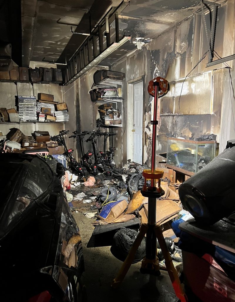 Fire Destroys Garage in Canandaigua