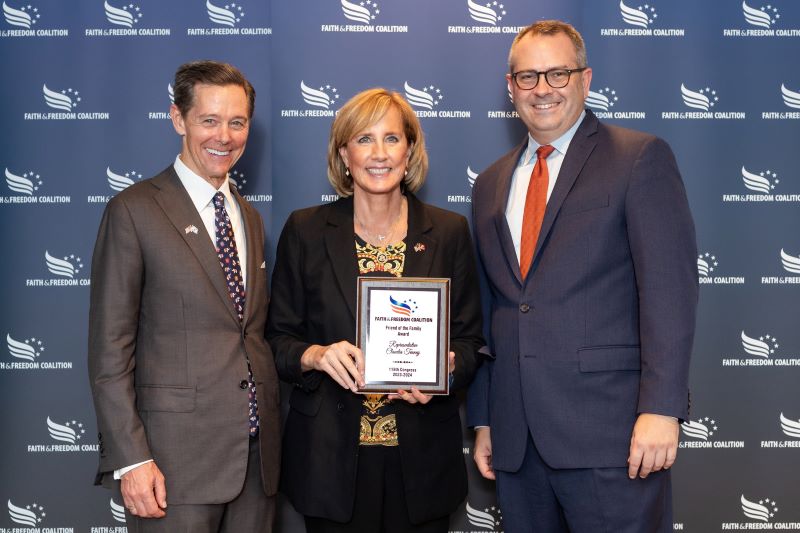 Rep. Tenney Receives “Friend of the Family” Award