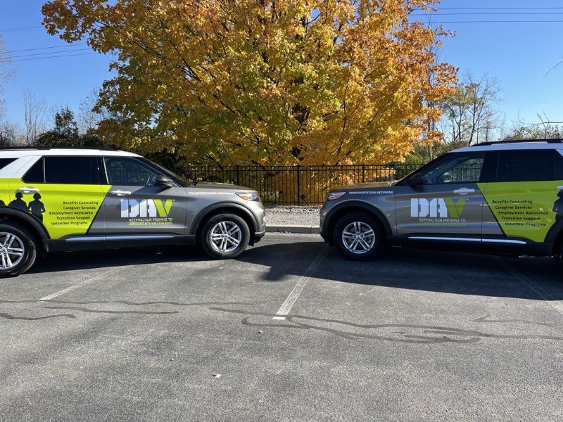 DAV Donates Two New Vehicles To Help Veterans Get to Appointments
