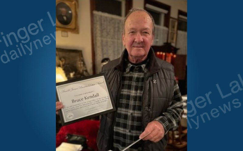 Dundee’s Kendall Awarded History Center’s Potter Award