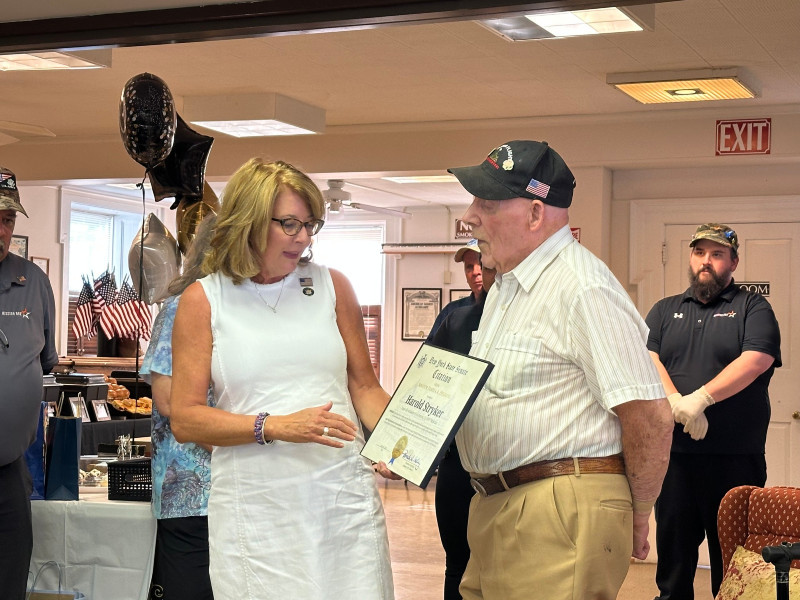 Senator Helming Honors Victor Resident on 100th Birthday