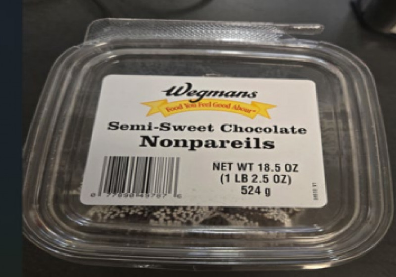 Chocolate From Wegmans Recalled