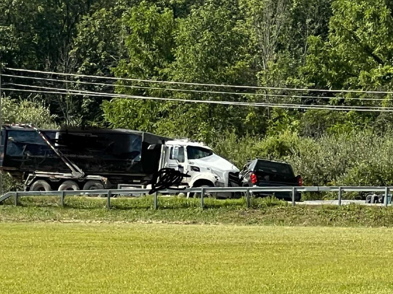 Two Airlifted Following Romulus Crash Involving Garbage Truck