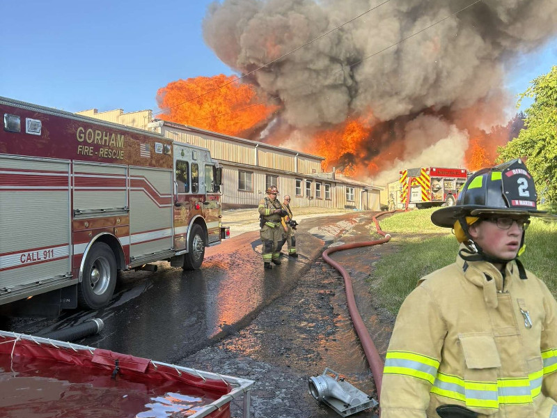 Officials to Hold Press Conference on Gorham Warehouse Fire Thursday
