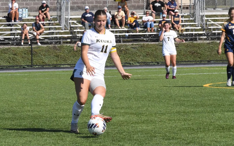 Lane’s Late Goal Lifts Keuka College to 1-1 Draw with Elmira