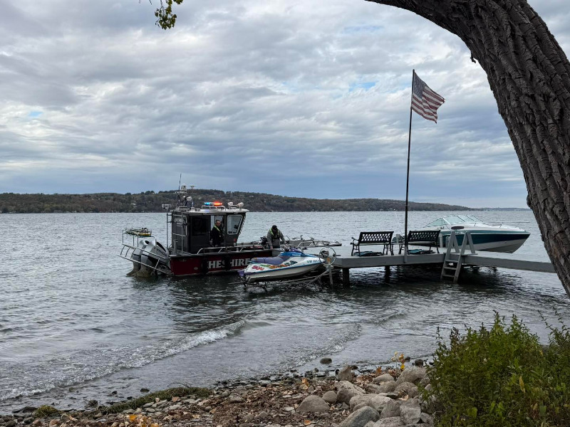 Sailor Rescued Safely After Capsizing on Canandaigua Lake