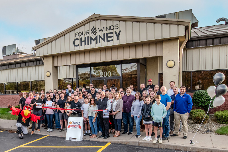 FLX Chamber Celebrates Showroom Grand Opening for Four Winds Chimney
