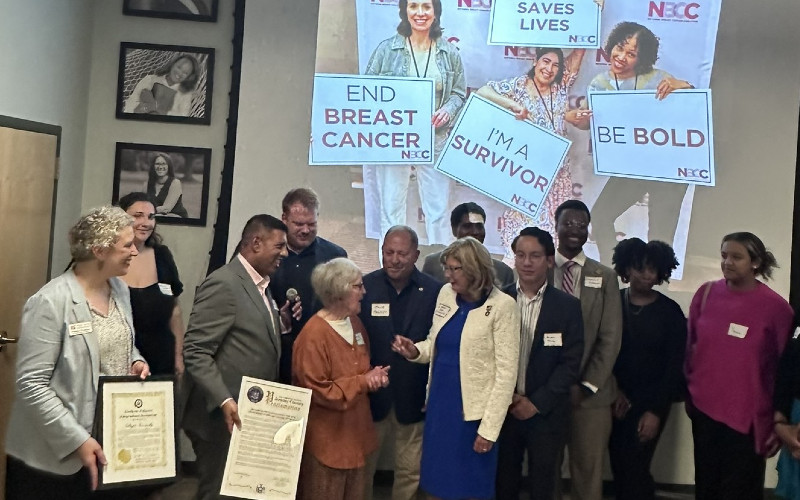 Senator Helming Honors Breast Cancer Advocates