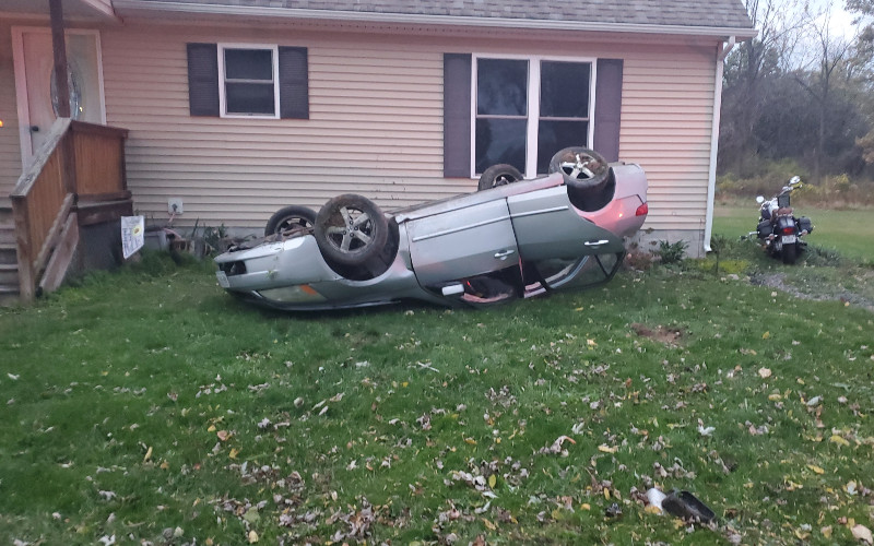 Seneca Falls Man Charged with DWI After Rollover Crash
