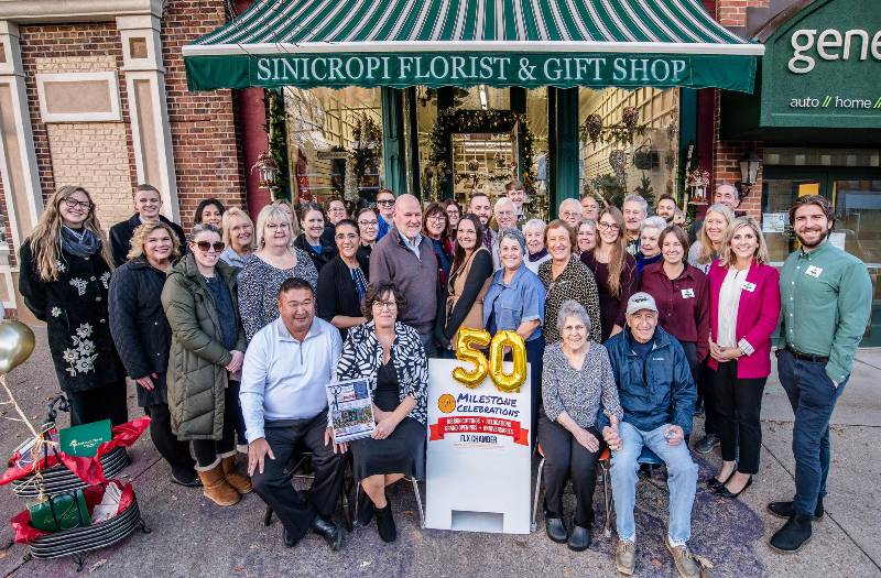 Finger Lakes Chamber Celebrates 50th Anniversary of Sinicropi Florist