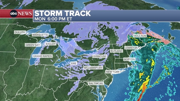 Winter storm moves east, bringing dangerous wind, snow and ice