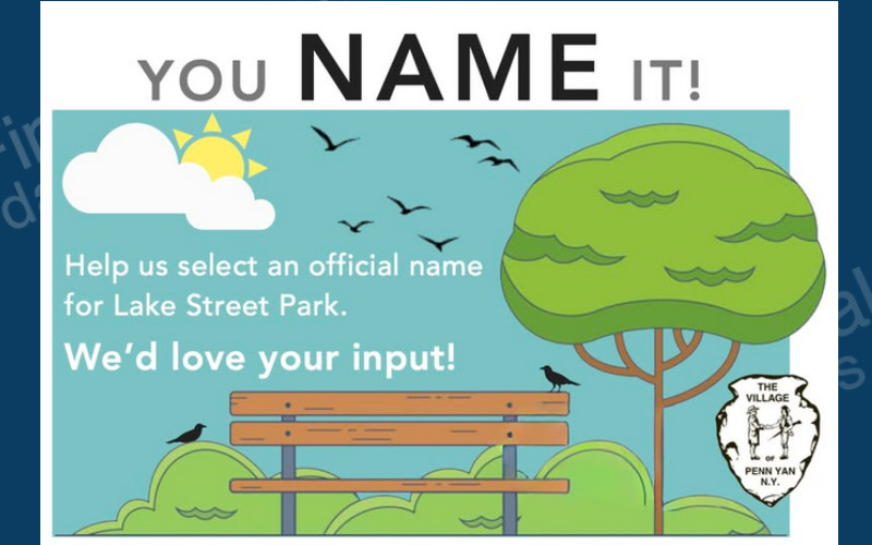 Help Penn Yan Name Lake Street Park
