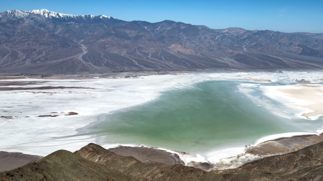 Ancient lake reemerges after record rainfall at Death Valley National Park