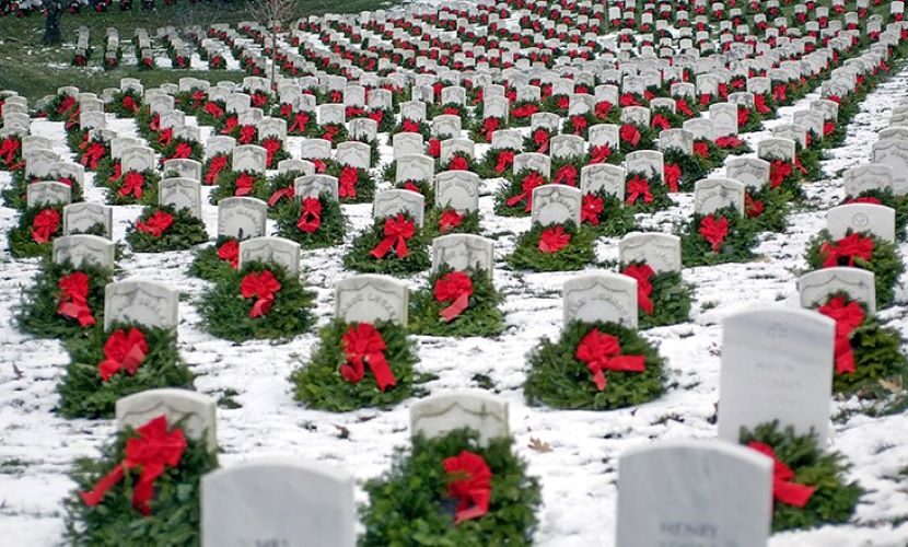 4,350 Wreaths Delivered to Bath VA for Wreaths Across America