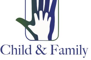 Logo for Child & Family Resources, Inc. featuring an adult hand cradling a child's hand.