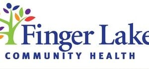 Finger Lakes Community Health logo: A colorful tree with circular leaves next to the organization's name in blue letters.