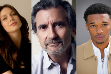 Three individual headshots: a dark-haired woman, a gray-bearded man, and a young Black man, all against plain backgrounds.